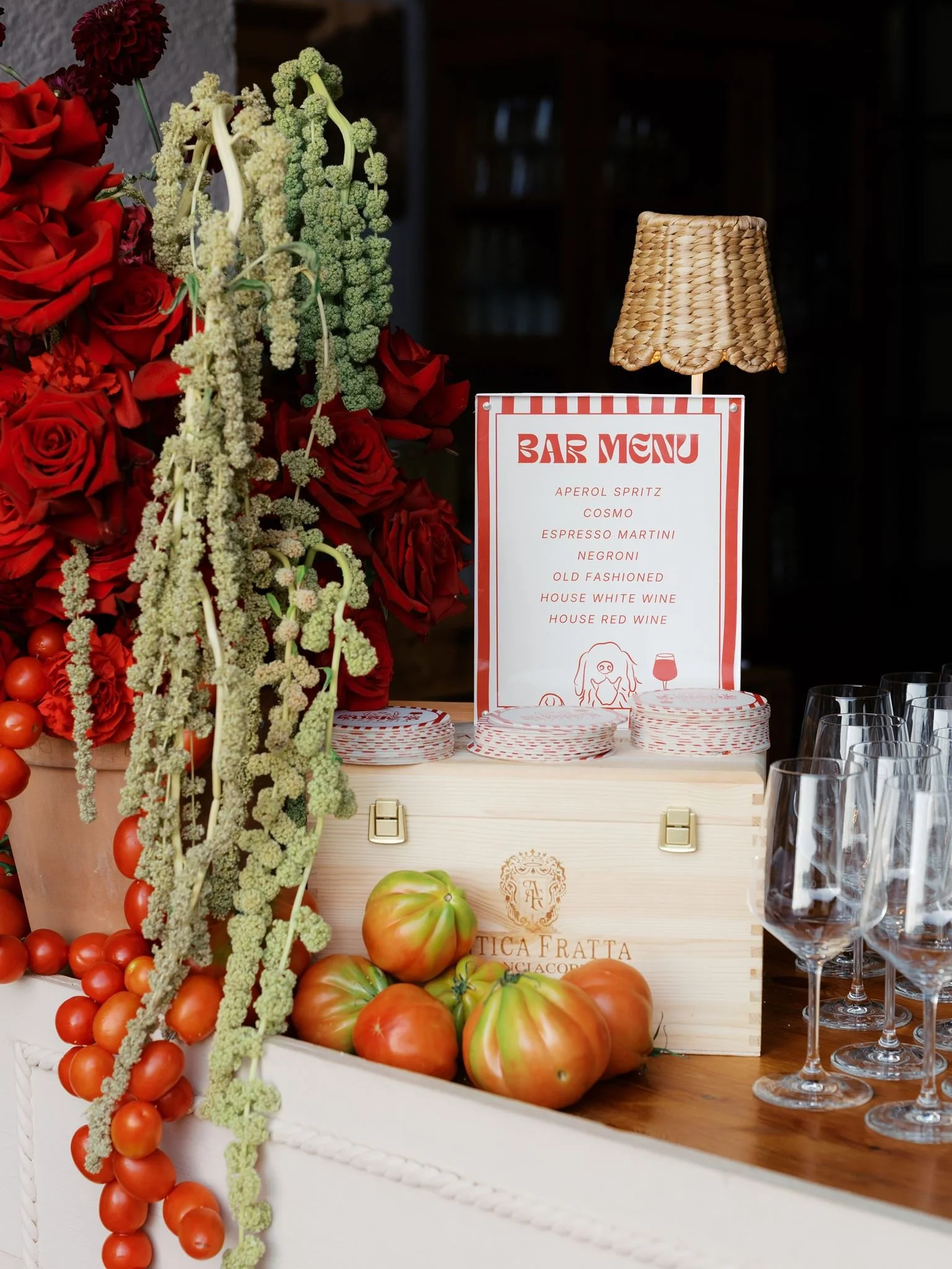 italian wedding welcome pizza party