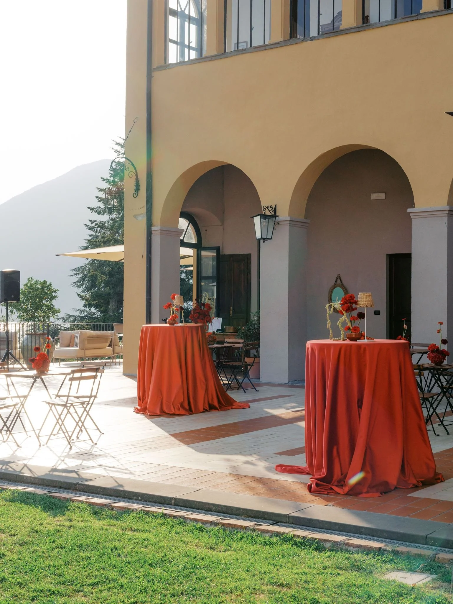 italy wedding welcome party