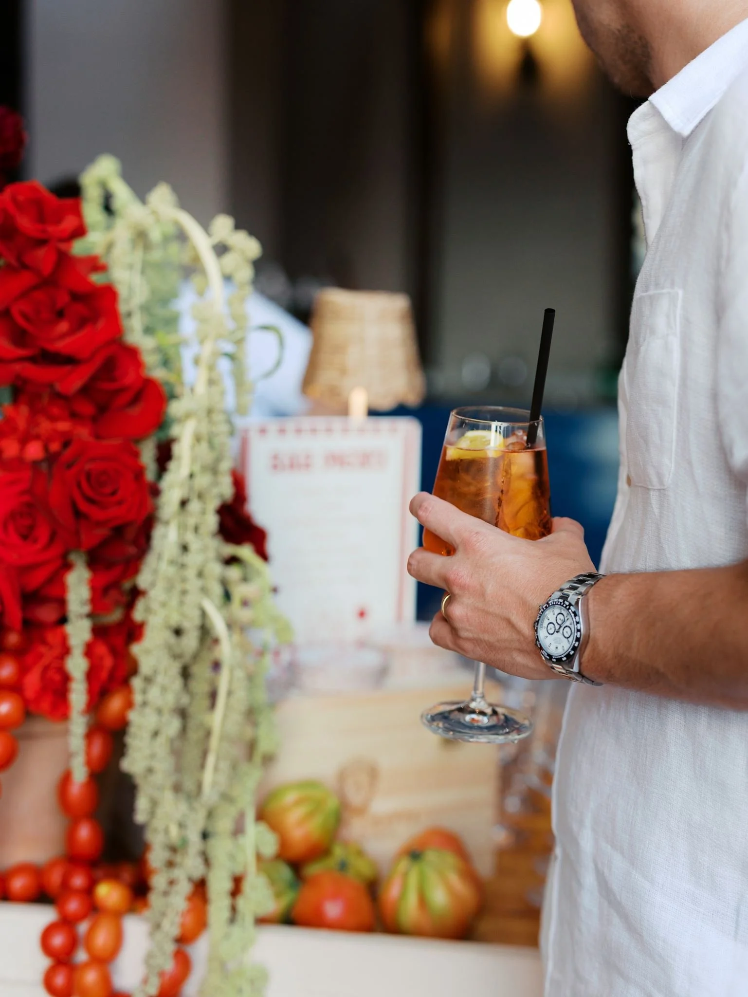 italian wedding welcome party