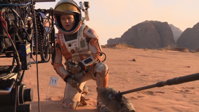 Ridley Scott’s The Martian sees Matt Damon play a stranded astronaut surviving on Mars, but filming took place right here on planet Earth, at Korda Studios near Budapest.