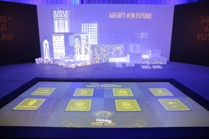 Century 21 "Agents of the Future" Interactive Installation
