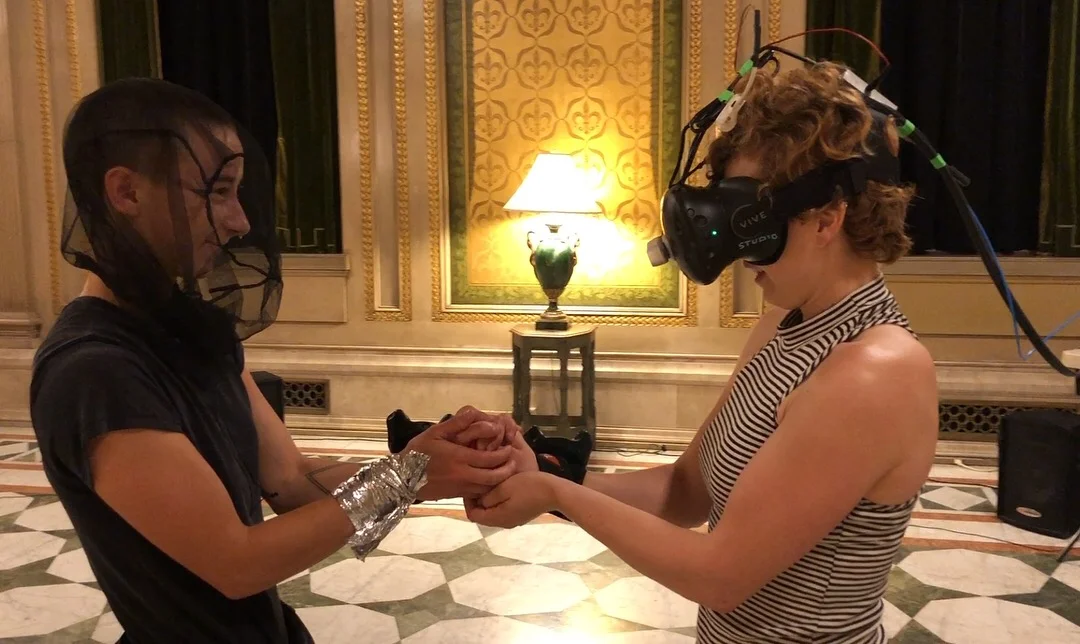   Wake  Prototype 1, performed at the Carnegie Museum of Art, September 2018. Ru Emmons performed the dancer’s role. 