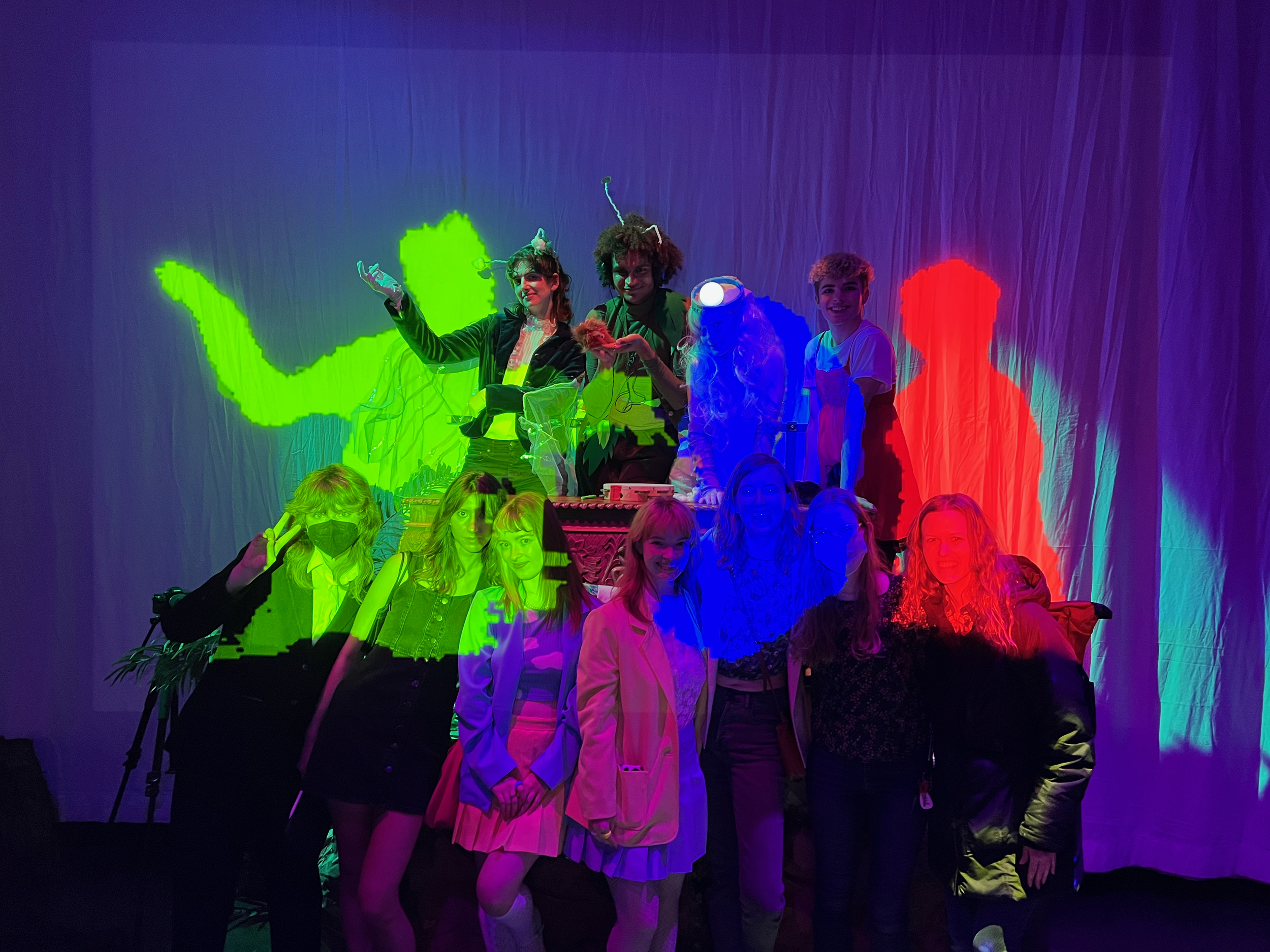    Moonlit   Immersive Experience Team Photo at the Interactive DJ Booth 