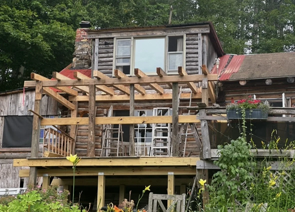 New front porch being added.