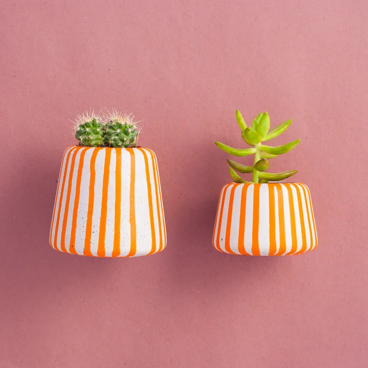 Drippy Orange Planter Twins.jpg