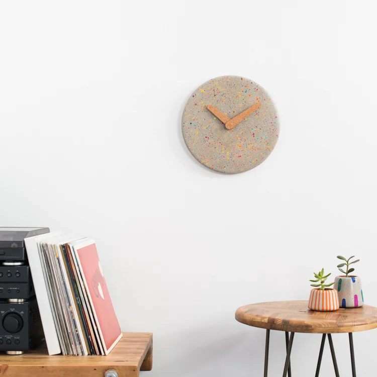 Large Sprinkles Concrete Clock.jpg