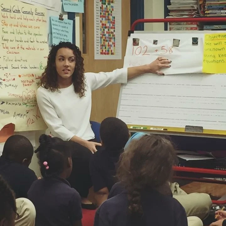 September 2017 - Teacher in her hometown