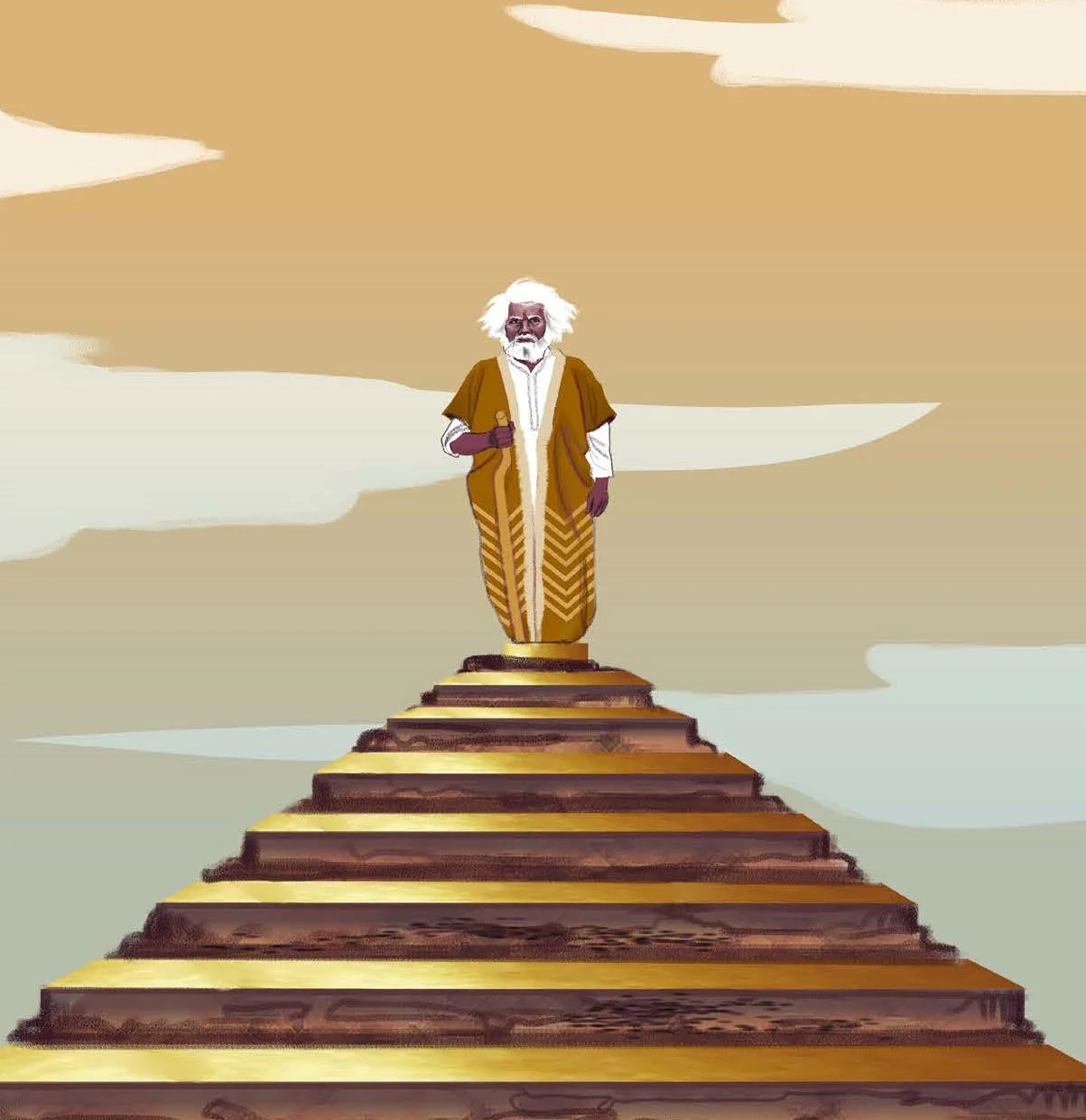 Detail of the Ten of Coins