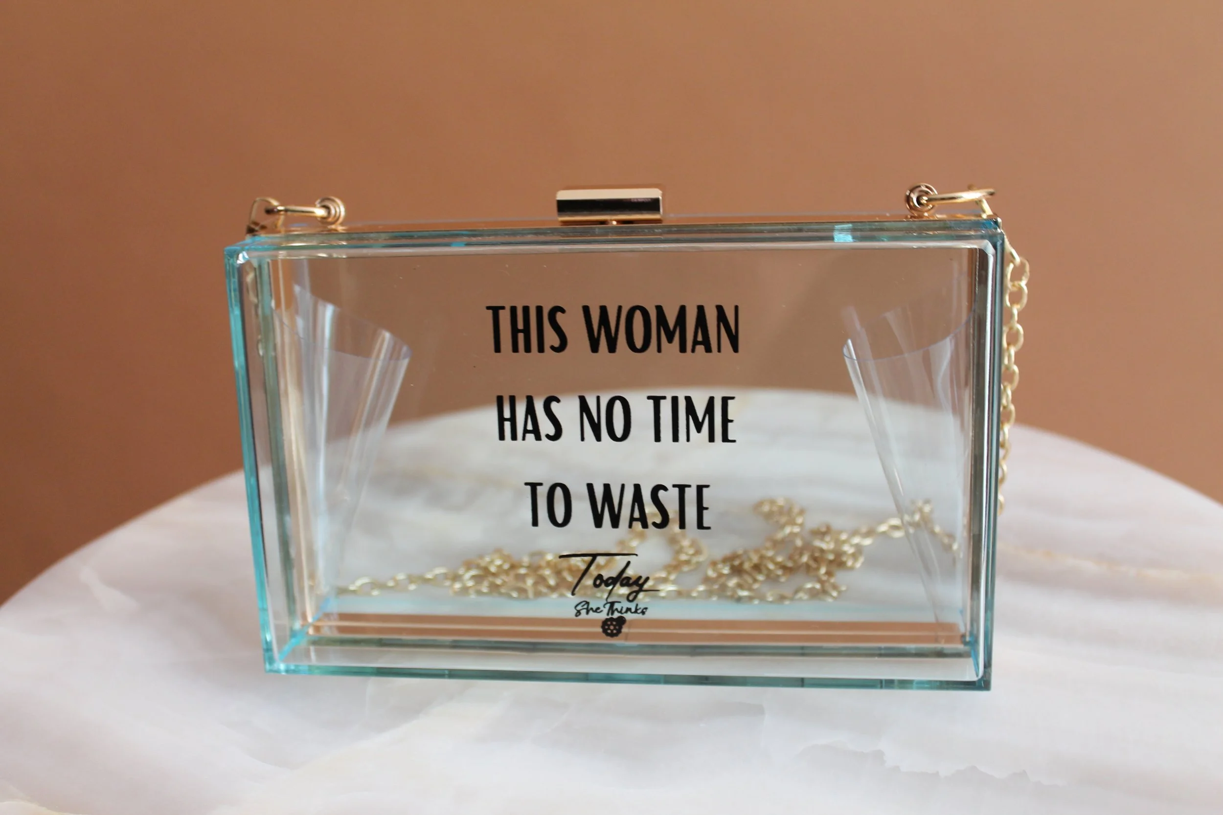 The Woman Has No Time to Waste