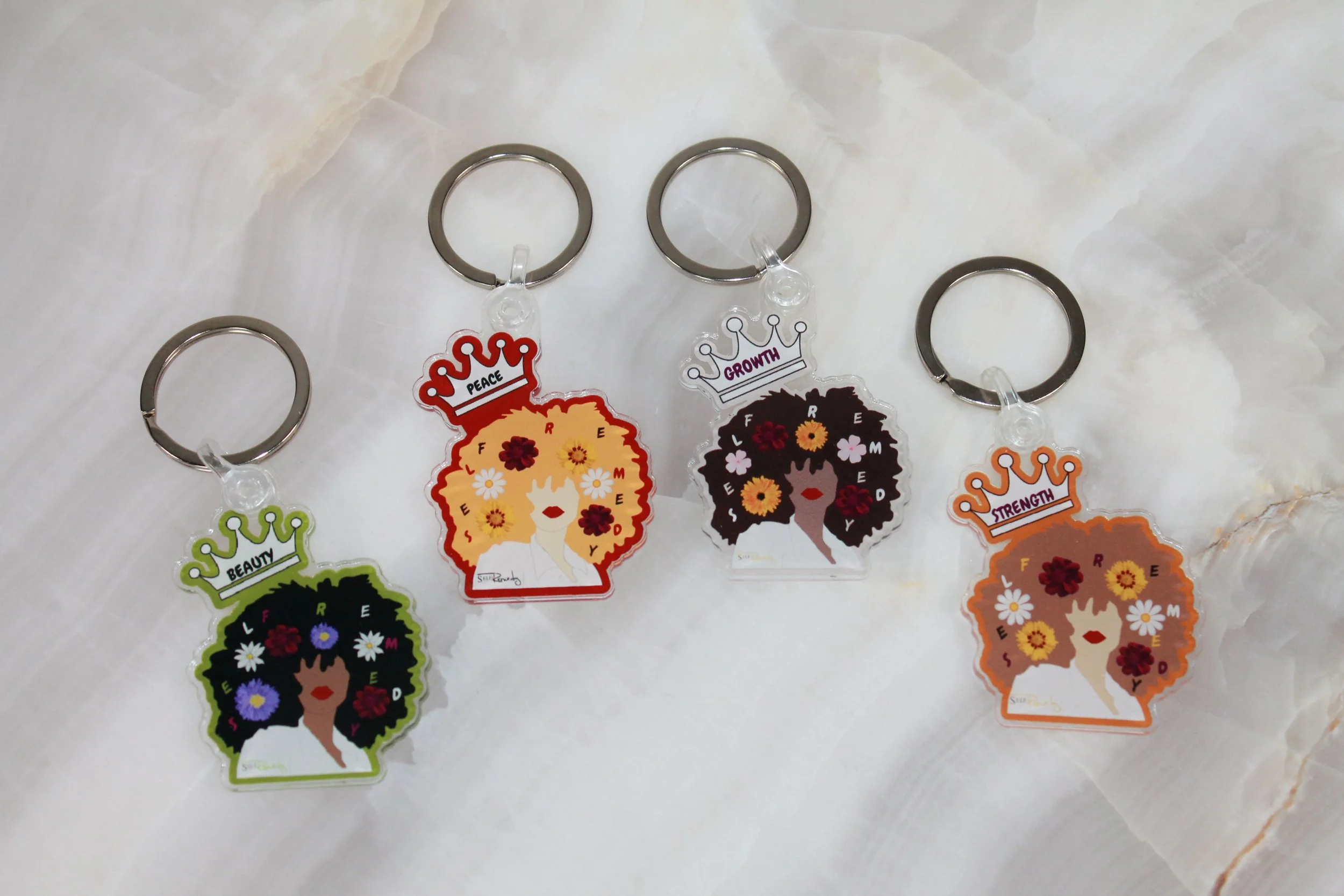 Natural & Free Acrylic Key chain