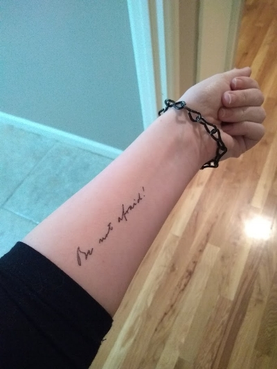 Main Line Ink  Shes not afraid by foofytattoo Julias  Facebook