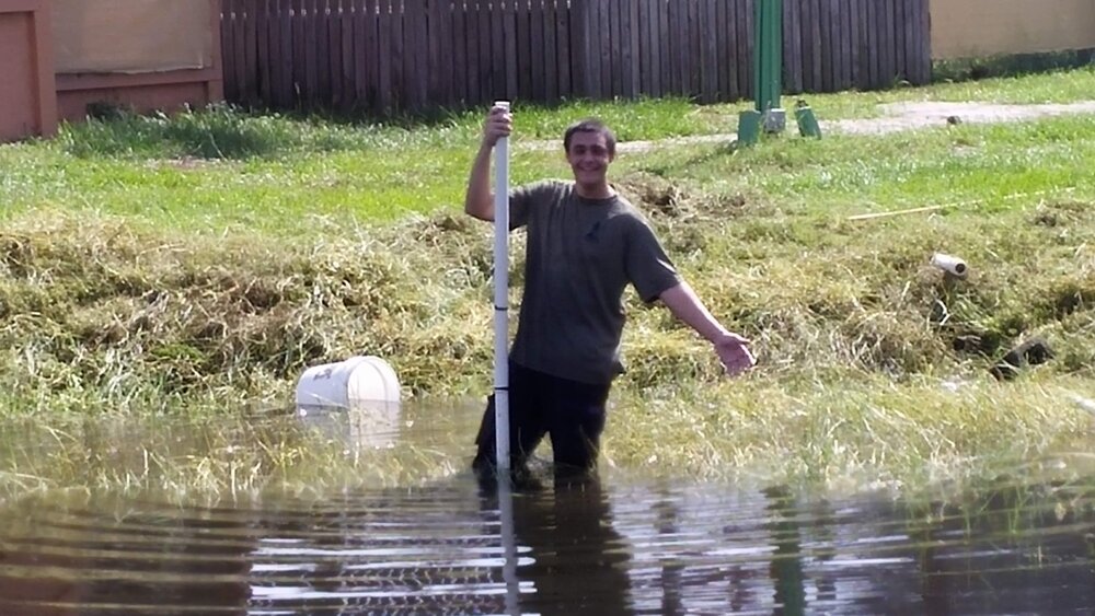 Justin "Cleaning the Lake"