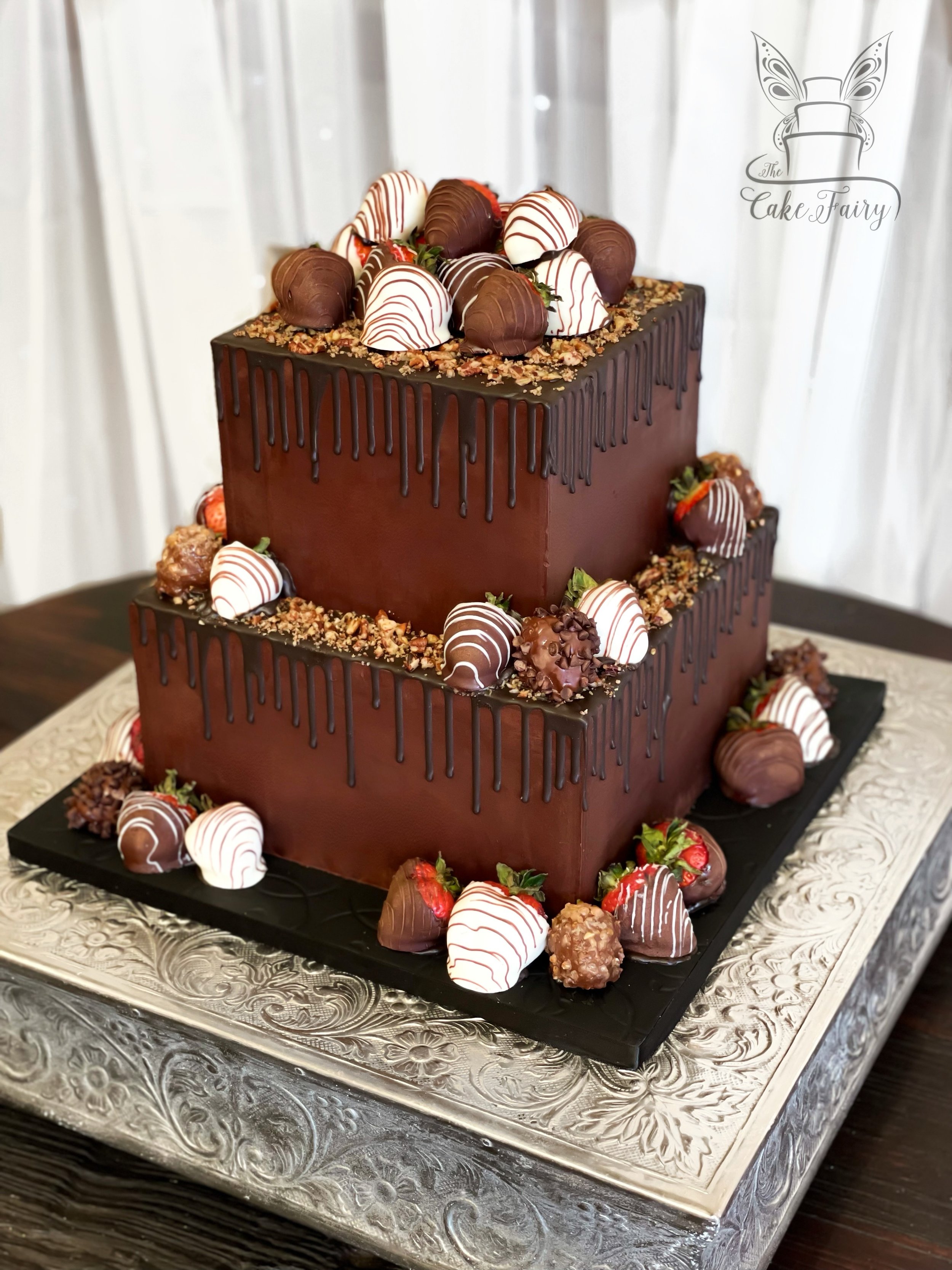 German chocolate wedding cake 60 photos - Astyledwedding.com