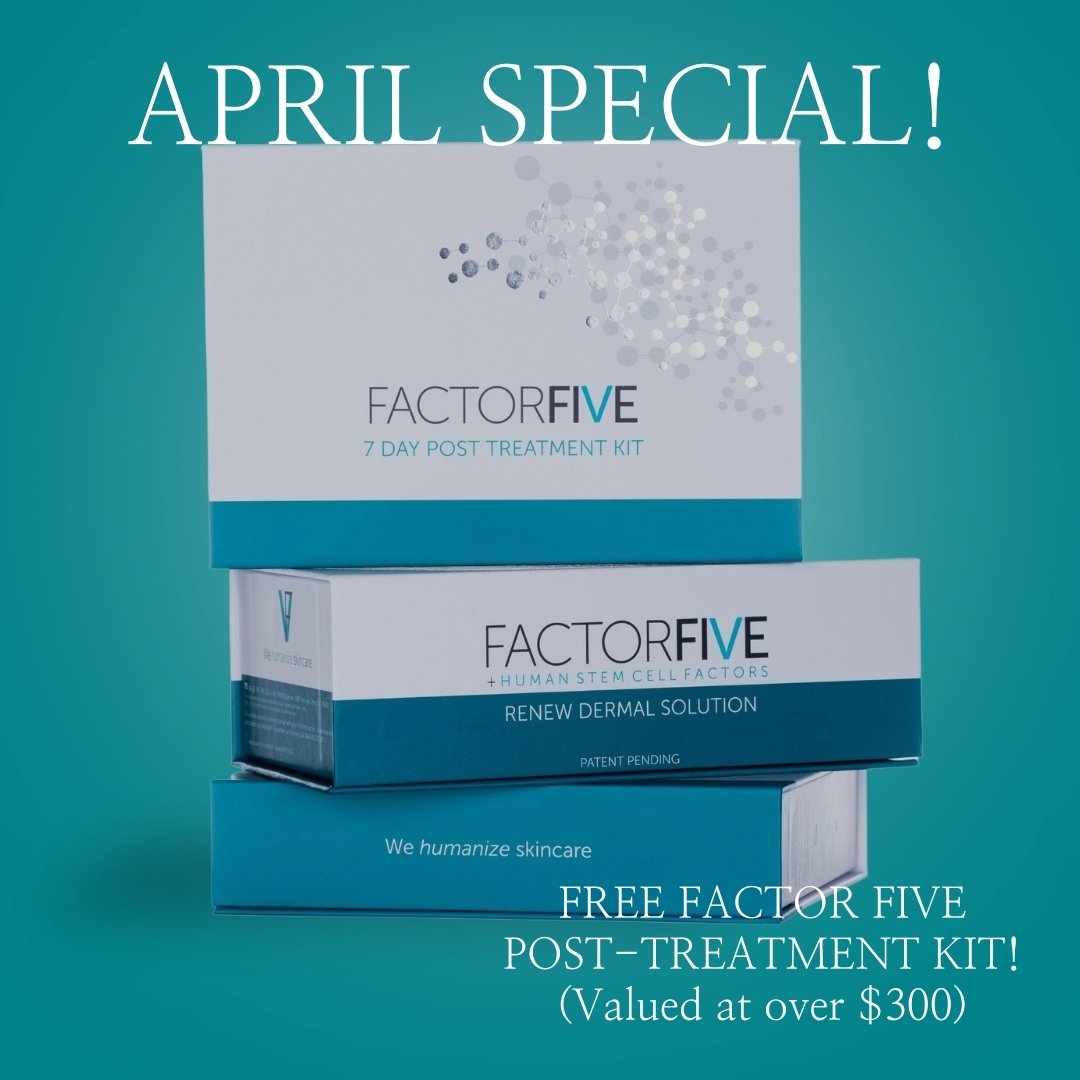 Experience skincare fit for royalty this April! Elevate your routine with our Royal PRP Facial and receive the lavish FACTORFIVE Post-Treatment kit for free. 🌟

Indulge in the rejuvenating power of our PRP facial, designed to revitalize your skin fr