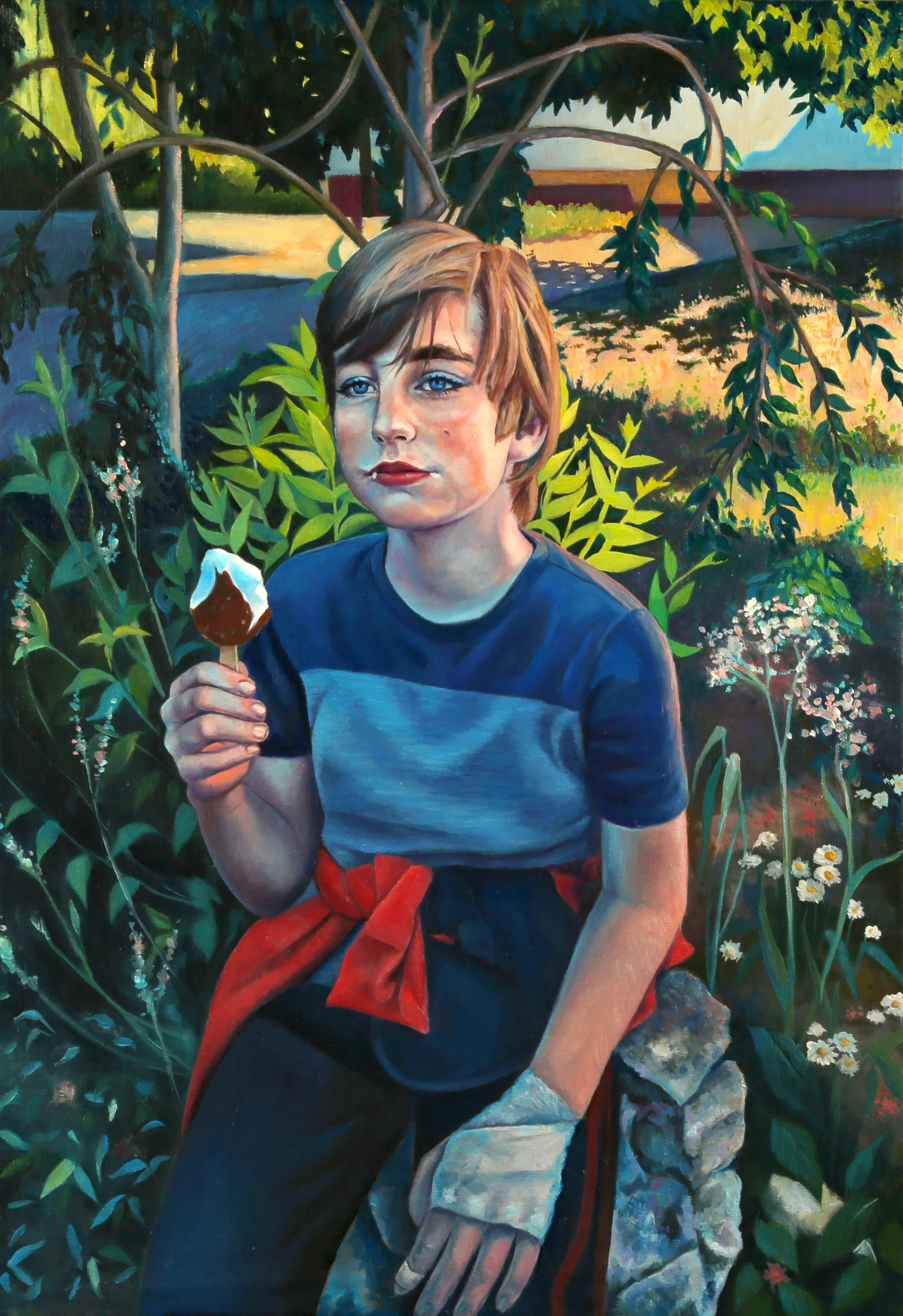 "MAKSYM", 2017. Oil on Canvas. 14"x20".