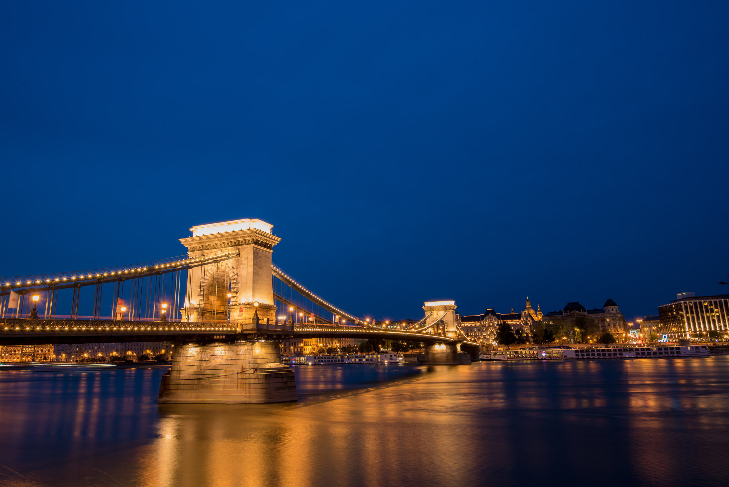 Chain Bridge Blue Hour