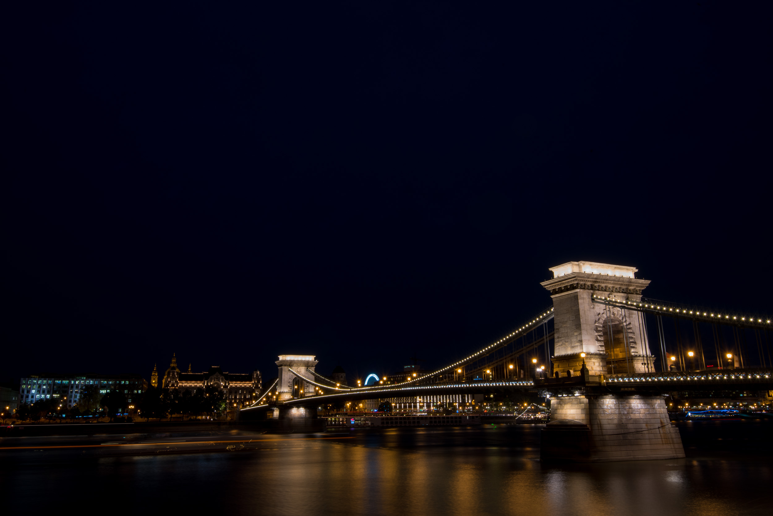 Chain Bridge at Night