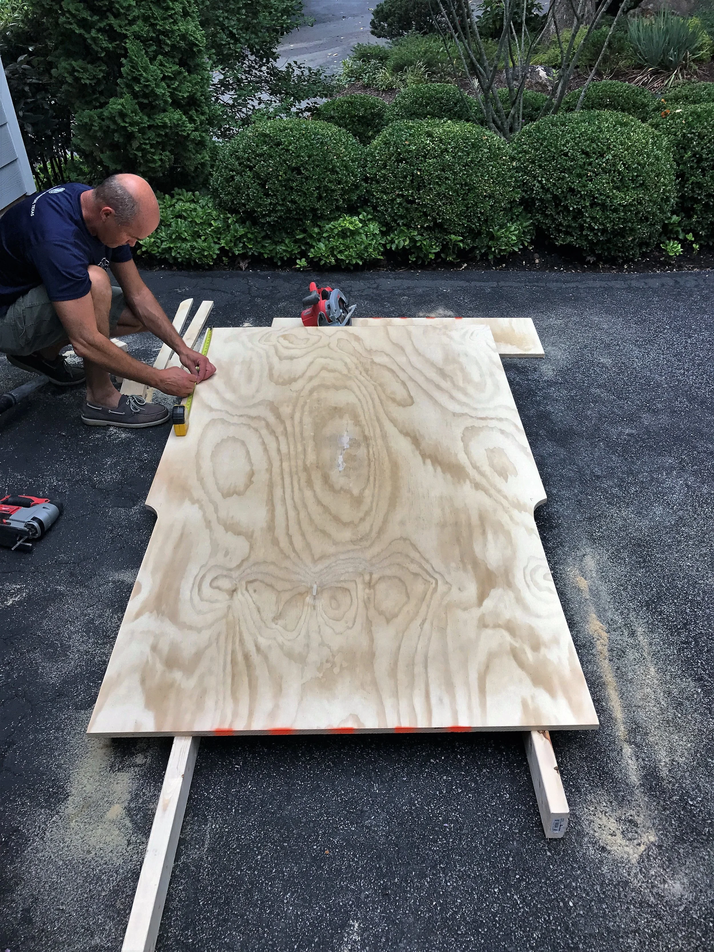 Cutting our platform shape