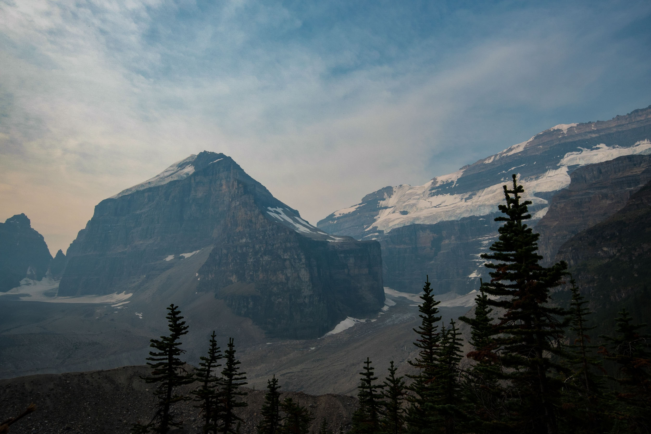 Smoke over Glaciers