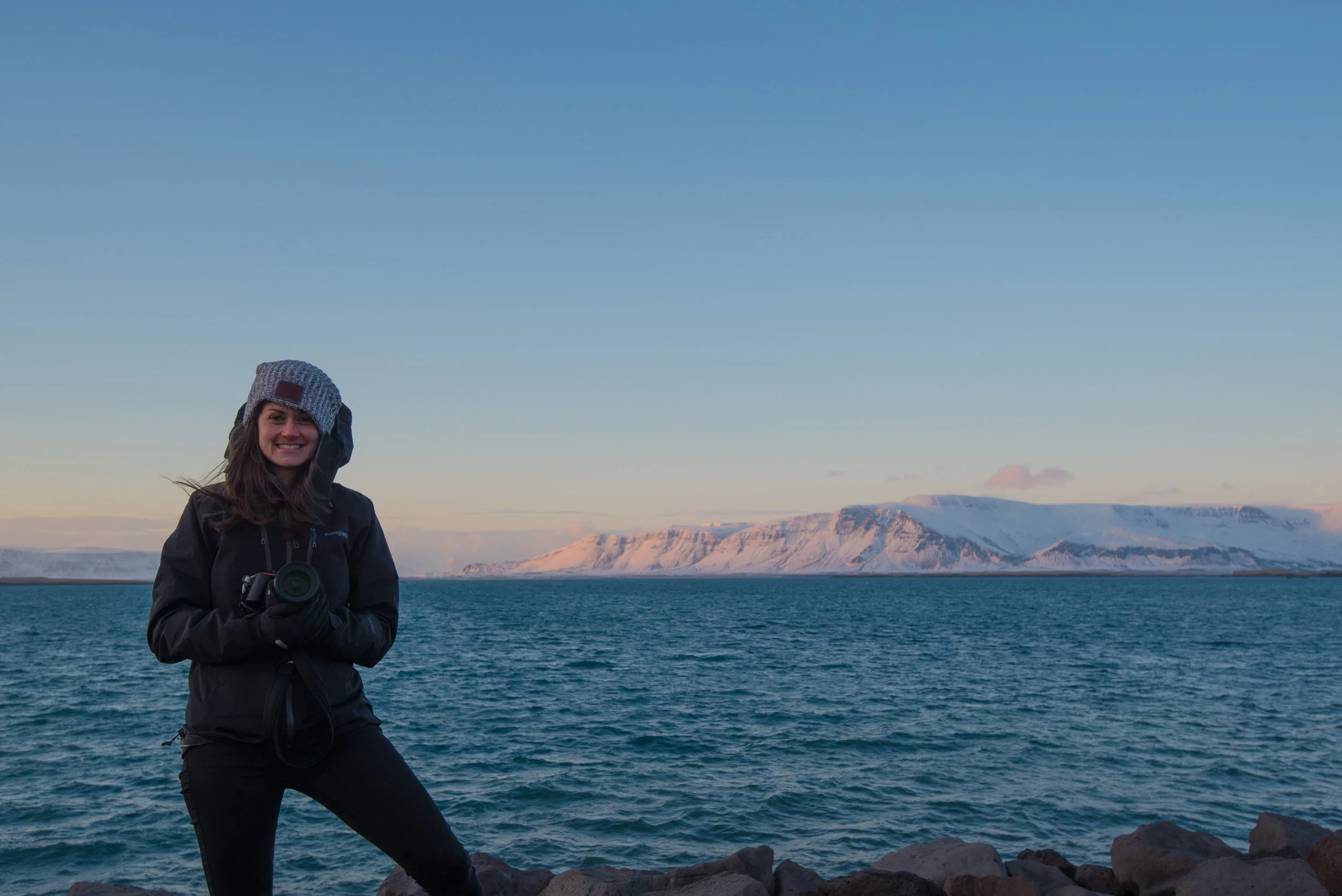 Sunset in Reykjavik