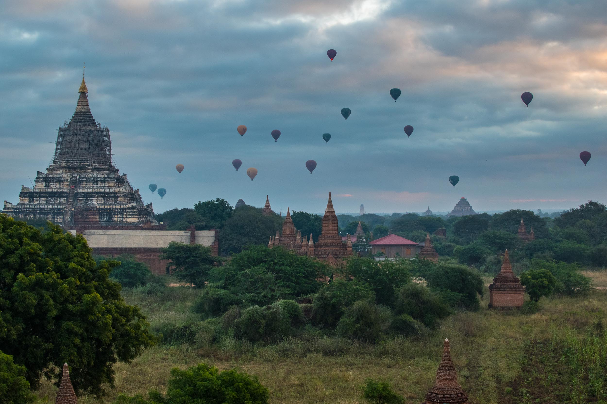 Balloons over Bagan