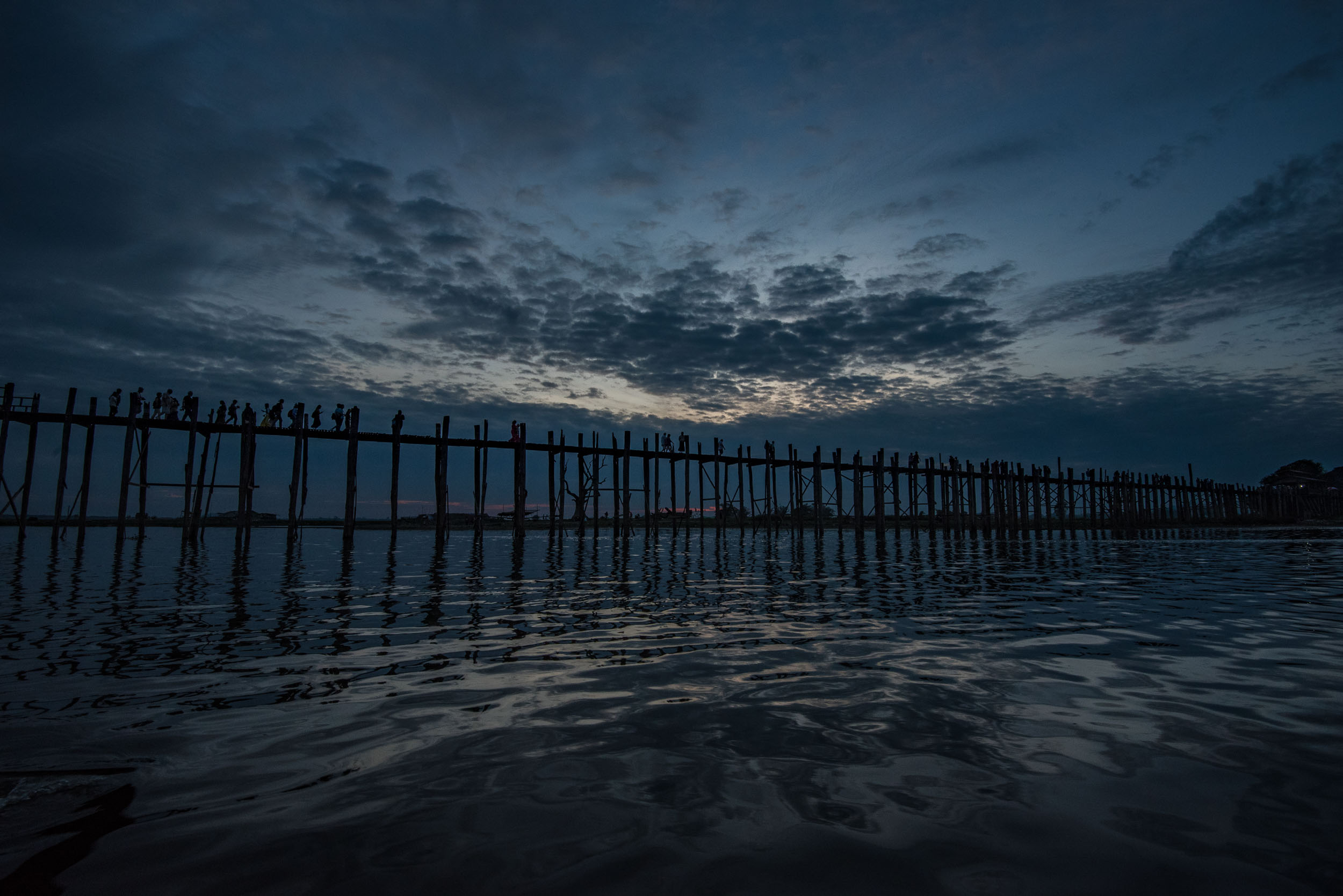 U Bein Bridge Night