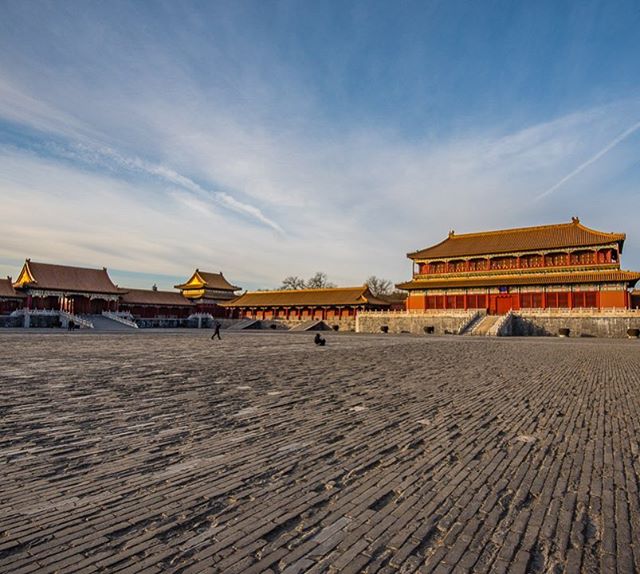 Walking the expansive grounds of the Forbidden City in Beijing. #whereveryouland