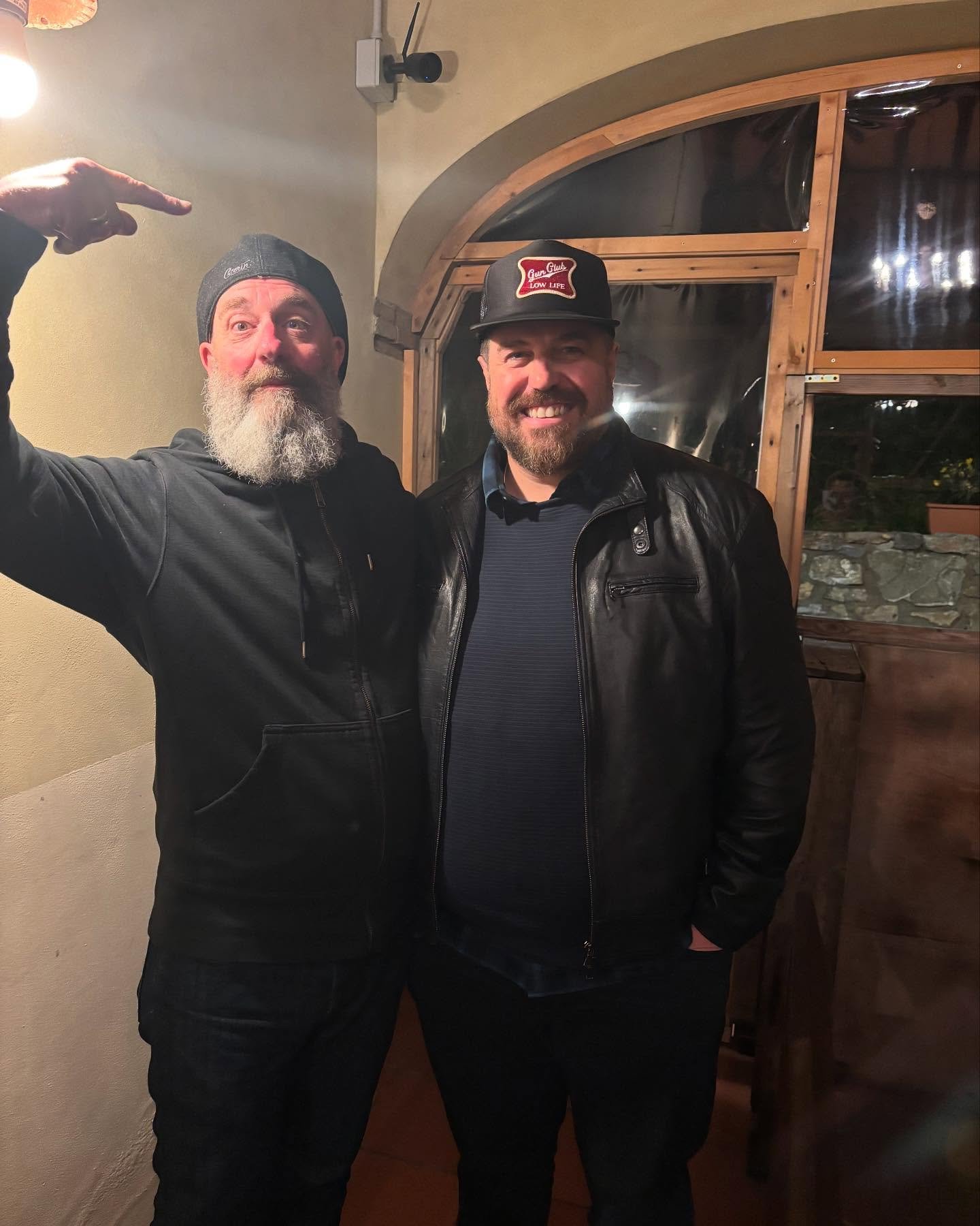 @diavolapizzeria @geyserville_gun_club We reppin y&rsquo;all with my brother @motomacellaio in Panzano. 🤩🤘🏻🫶