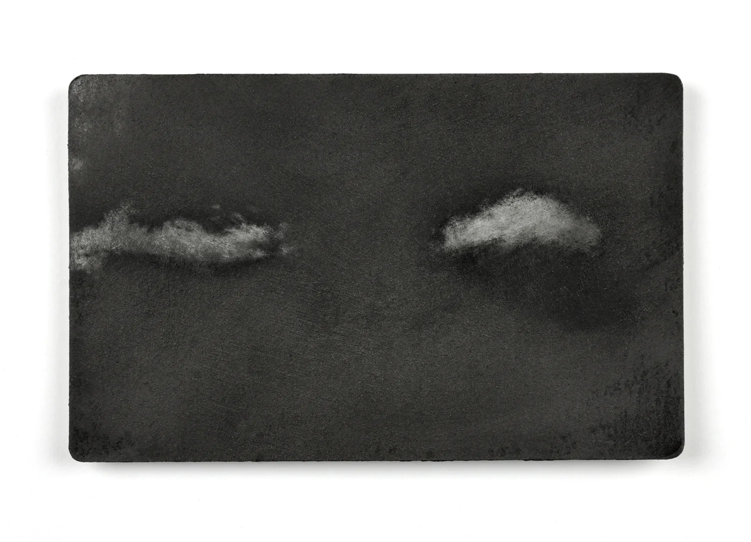 Elegy (Sky), 2017 Archival Pigment Print, Graphite, Wax 3.25” x 5”