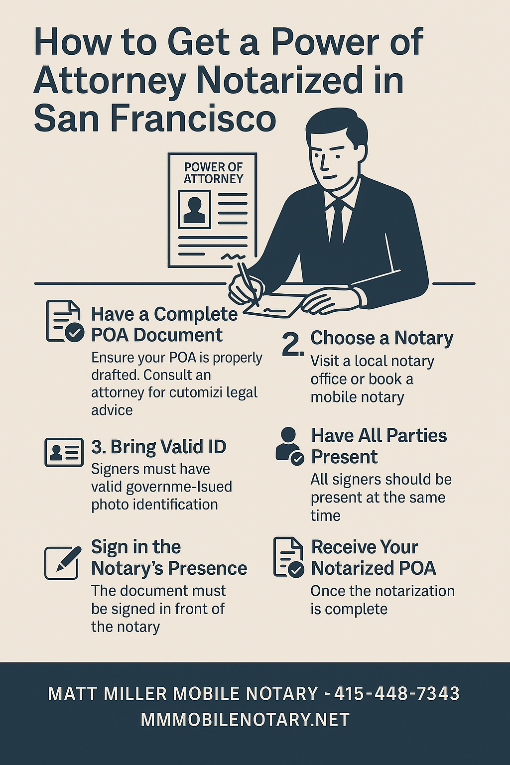 How to Get a Power of Attorney Notarized in San Francisco
