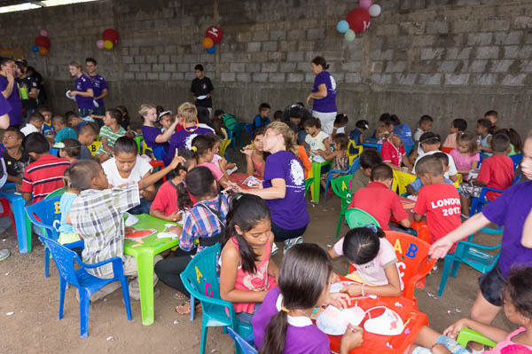 sharing the gospel through VBS in Cristo Rey