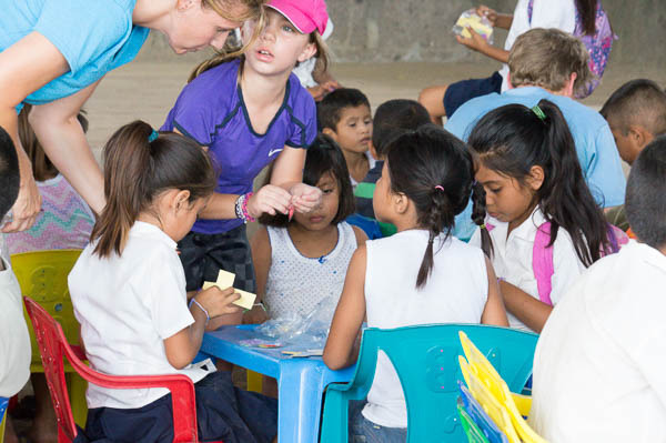 sharing the gospel through VBS in Cristo Rey