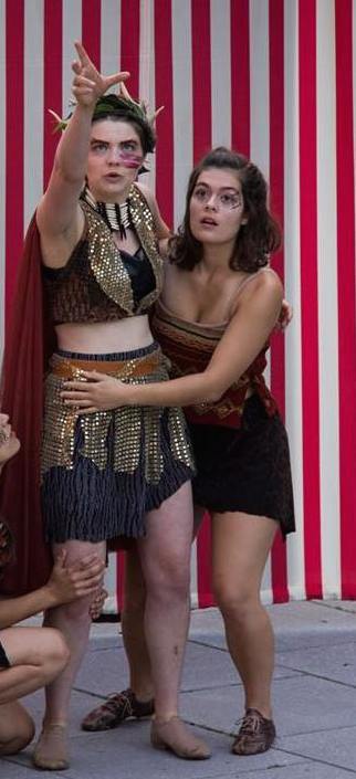 Puck in A Midsummer Night's Dream Saratoga Shakespeare Co. Photo Aaron Brummer.