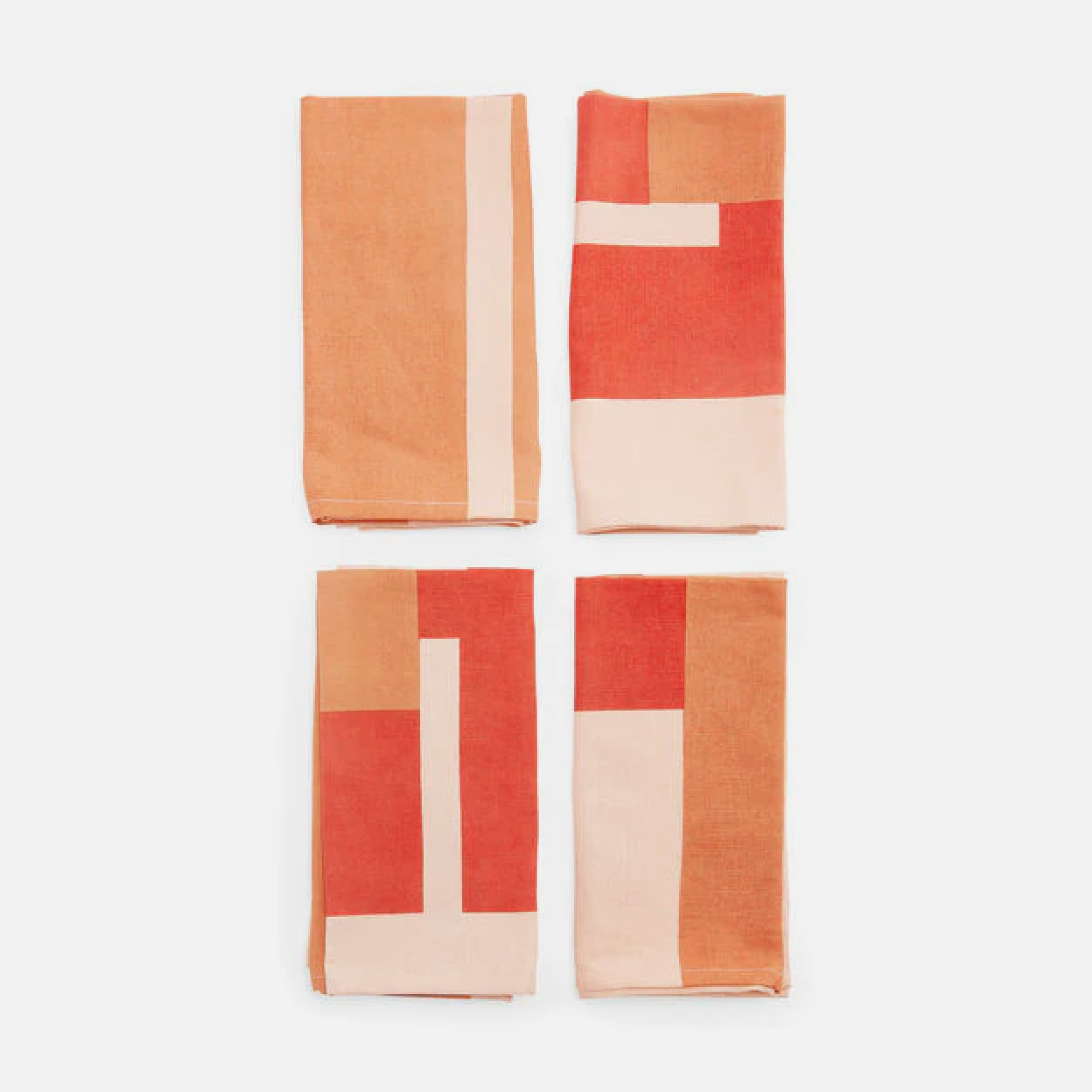 Once in a While Cloth Napkins in Orange