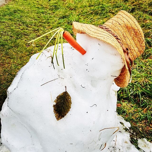 Last breath of snow...