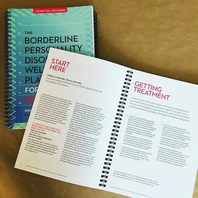 My #BPD Wellness Planner for family members and friends! #normalizetherapy #borderline #hope #recovery #waco #baylor @unhookedmediapublishing