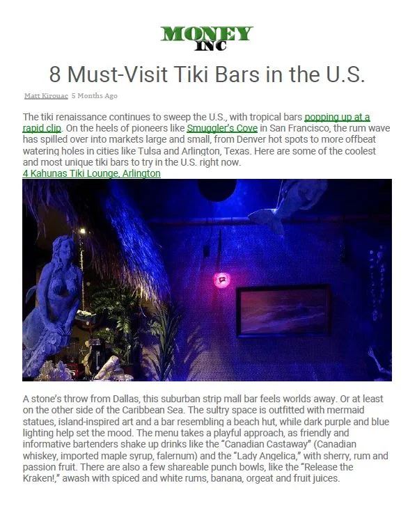 Money, Inc.'s 8 Must-Visit Tiki Bars in the U.S.