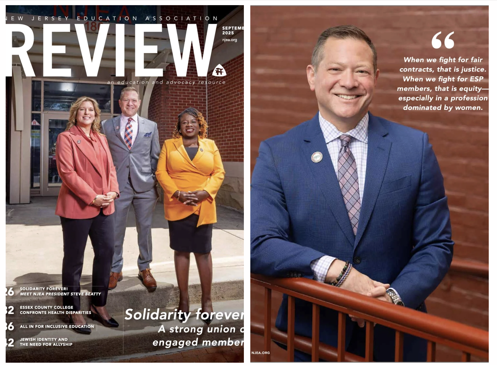 Portraits for the New Jersey Education Association