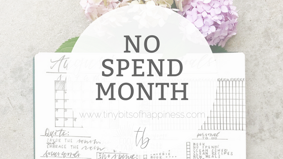 No Spend August
