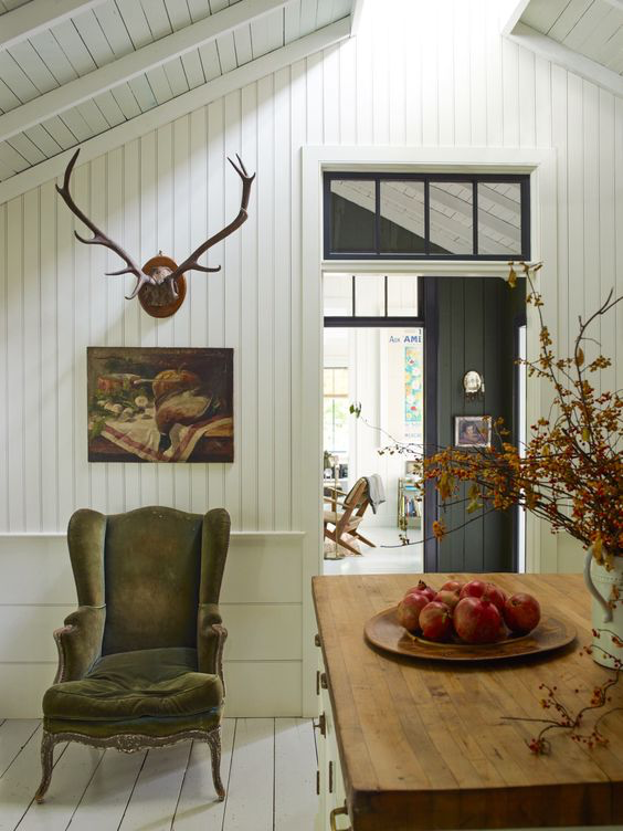 Mill Valley project by award-winning architect Gil Schafer III in collaboration with British interior designer Rita Konig via Cafe Design