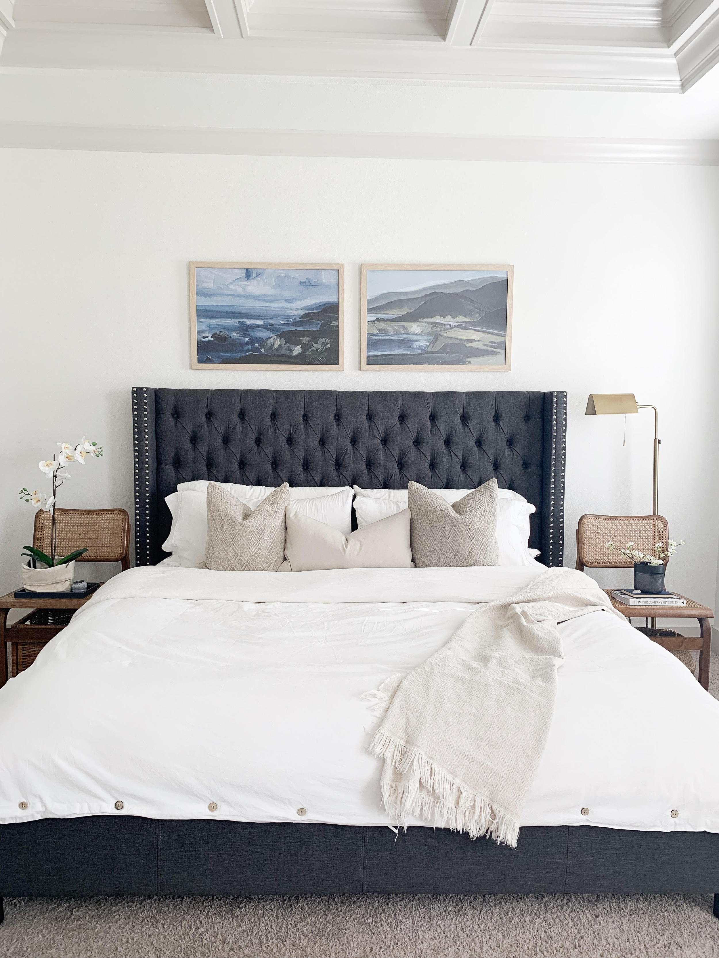 Tiny Bits of Happiness: Light & Bright Master Bedroom Reveal