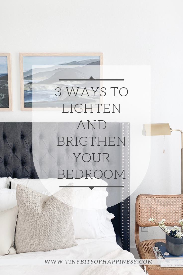 www.tinybitsofhappiness.com Light & Bright Master Bedroom Reveal
