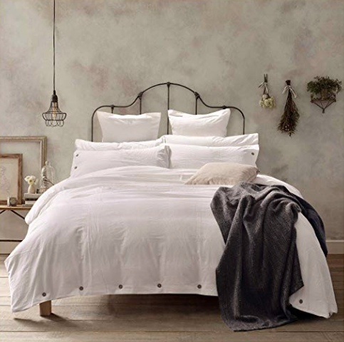 Our Stonewashed Cotton King Bedding