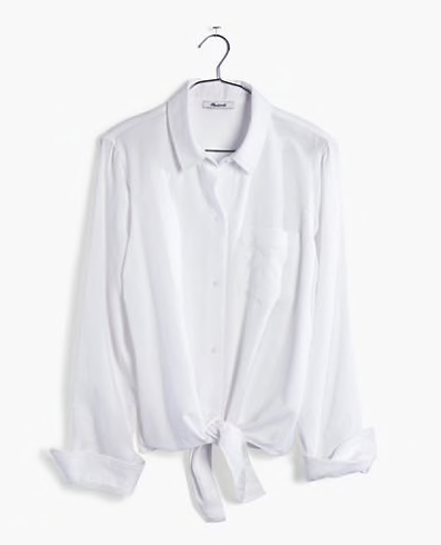 Tiny Bits Summer Capsule | Madewell Button Up