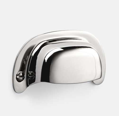 Rejuvenation Polished Nickel Pull | Tiny Bits Home