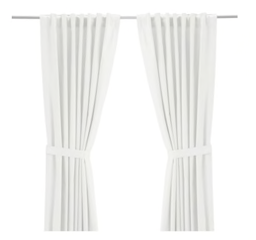 IKEA Ritva Curtains | Tiny Bits Home Tour
