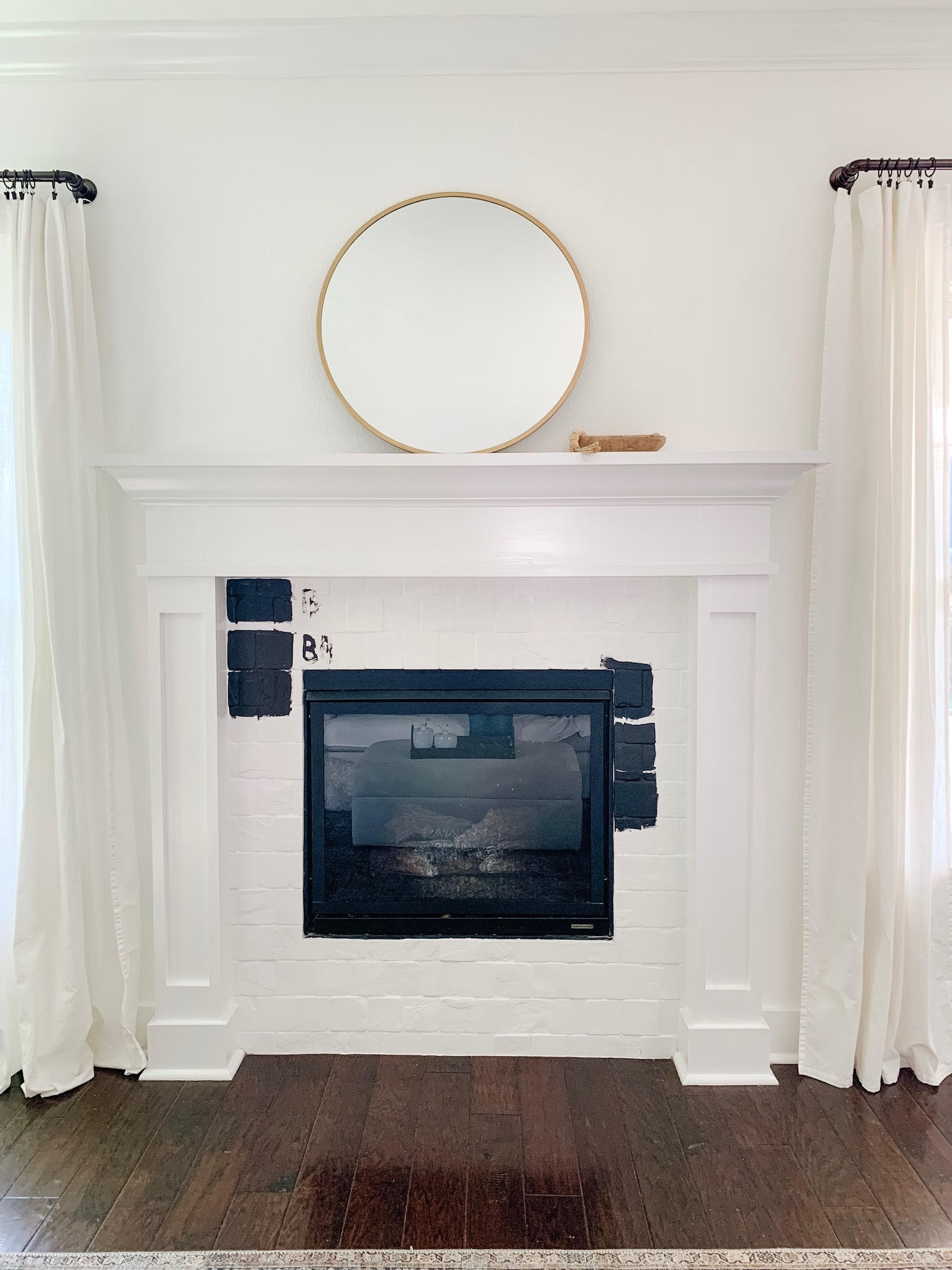 Tiny Bits of Happiness | How to Paint a Fireplace