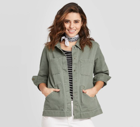 Target Universal Thread Long Sleeve Chore Jacket