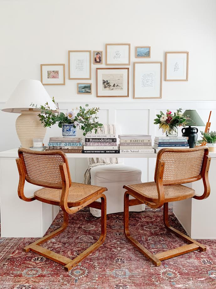 Found: Pair of Cane Chairs