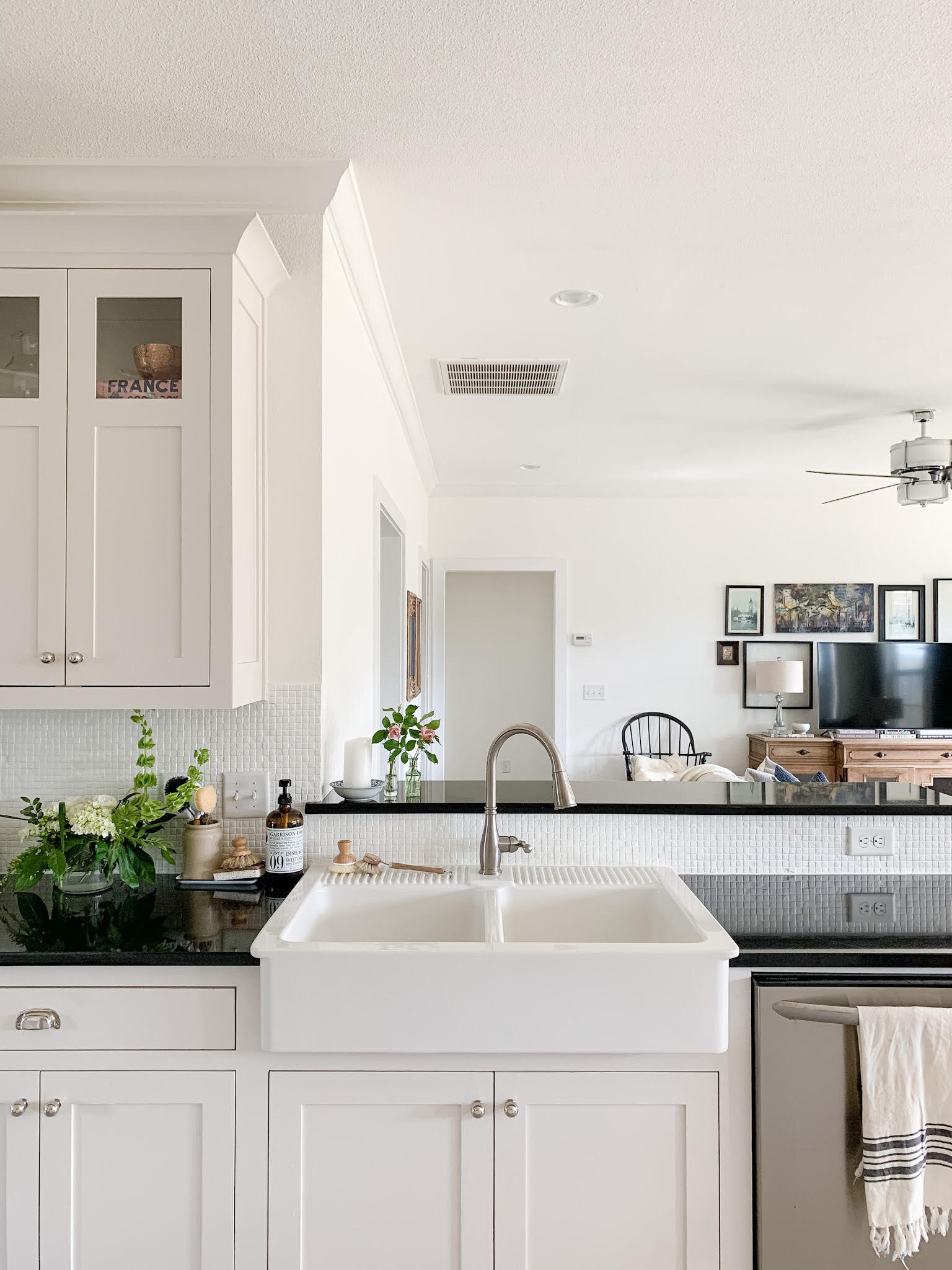 Tiny Bit sof Happiness | Painted Backsplash, A Year Review